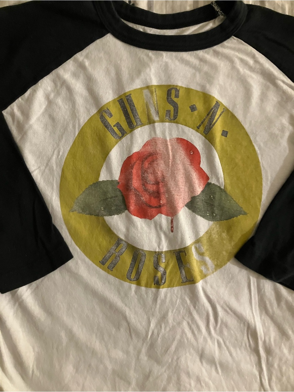 Guns N' Roses Raglan Tee Size - Picture 2 of 6